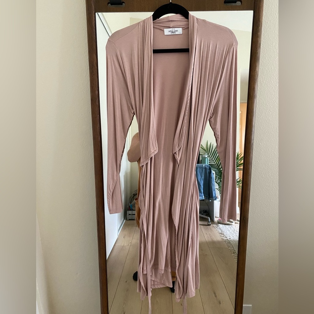 Carly Jean Los Angeles CJLA tie waist cardigan - Picture 2 of 3